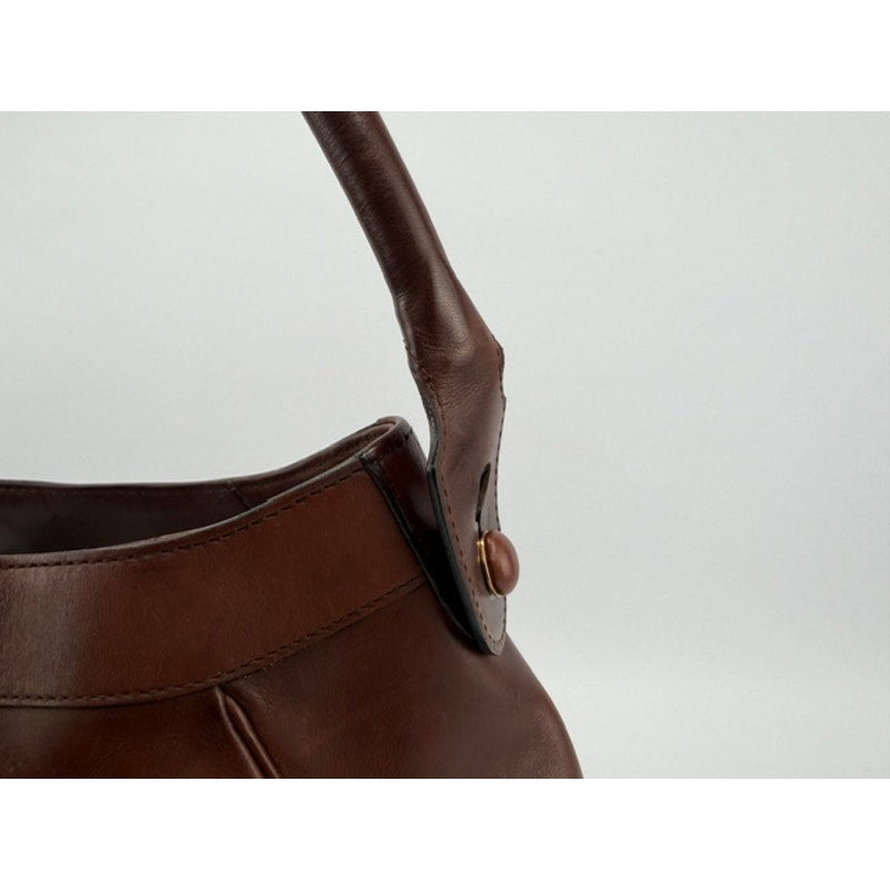 Delvaux Brown Leather One-Shoulder Bag — Autumn 2009 Collection, Made in Belgium