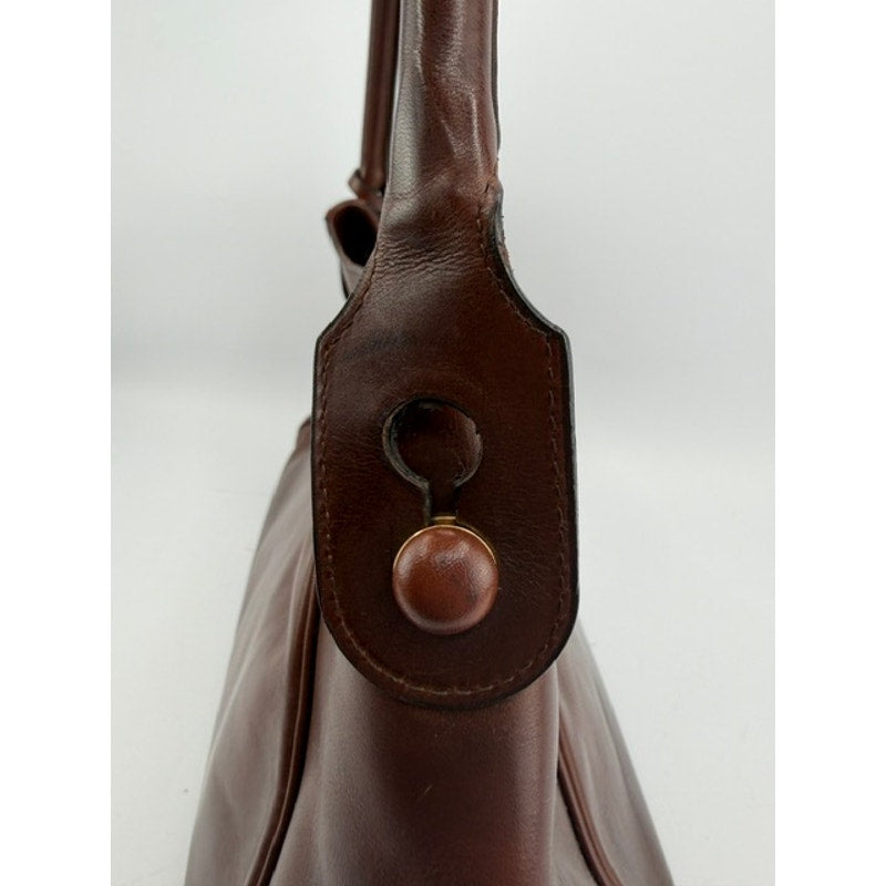 Delvaux Brown Leather One-Shoulder Bag — Autumn 2009 Collection, Made in Belgium
