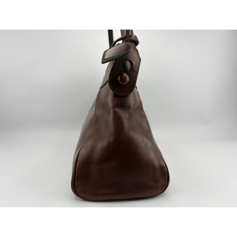 Delvaux Brown Leather One-Shoulder Bag — Autumn 2009 Collection, Made in Belgium