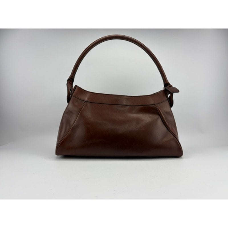 Delvaux Brown Leather One-Shoulder Bag — Autumn 2009 Collection, Made in Belgium
