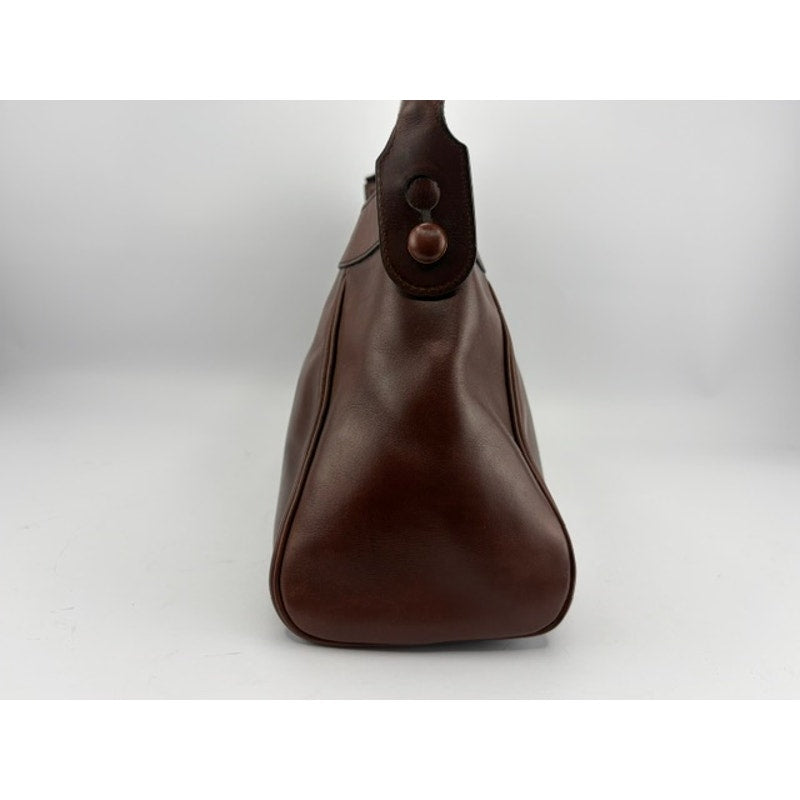 Delvaux Brown Leather One-Shoulder Bag — Autumn 2009 Collection, Made in Belgium