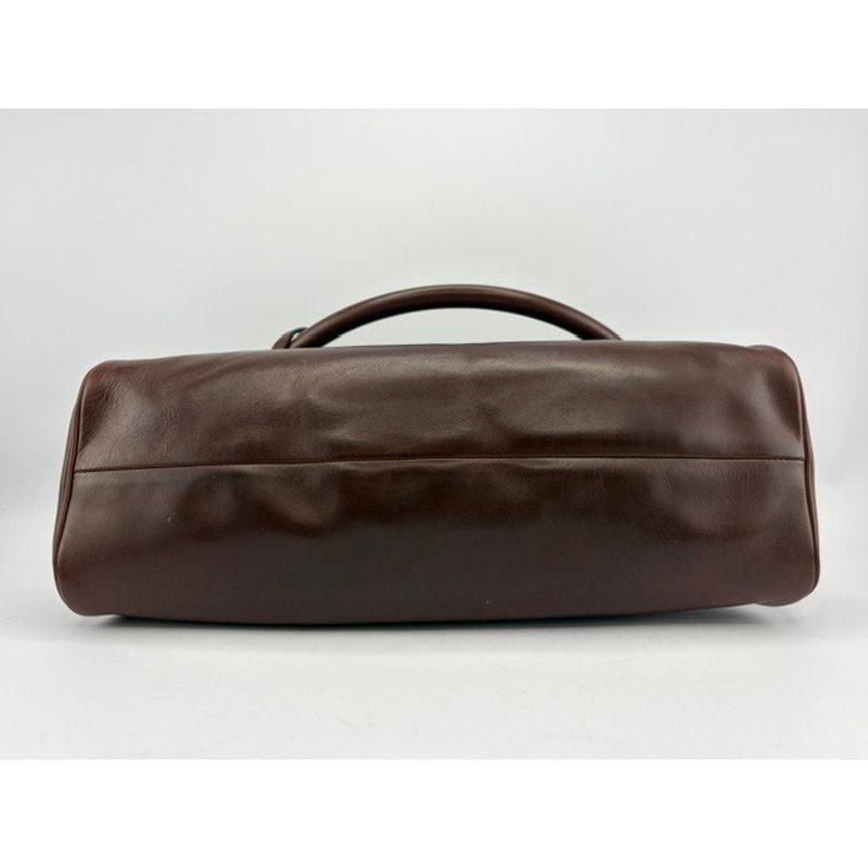 Delvaux Brown Leather One-Shoulder Bag — Autumn 2009 Collection, Made in Belgium