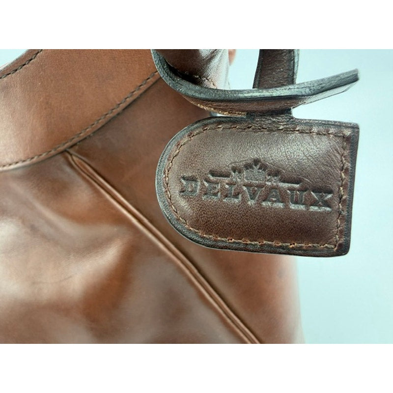 Delvaux Brown Leather One-Shoulder Bag — Autumn 2009 Collection, Made in Belgium