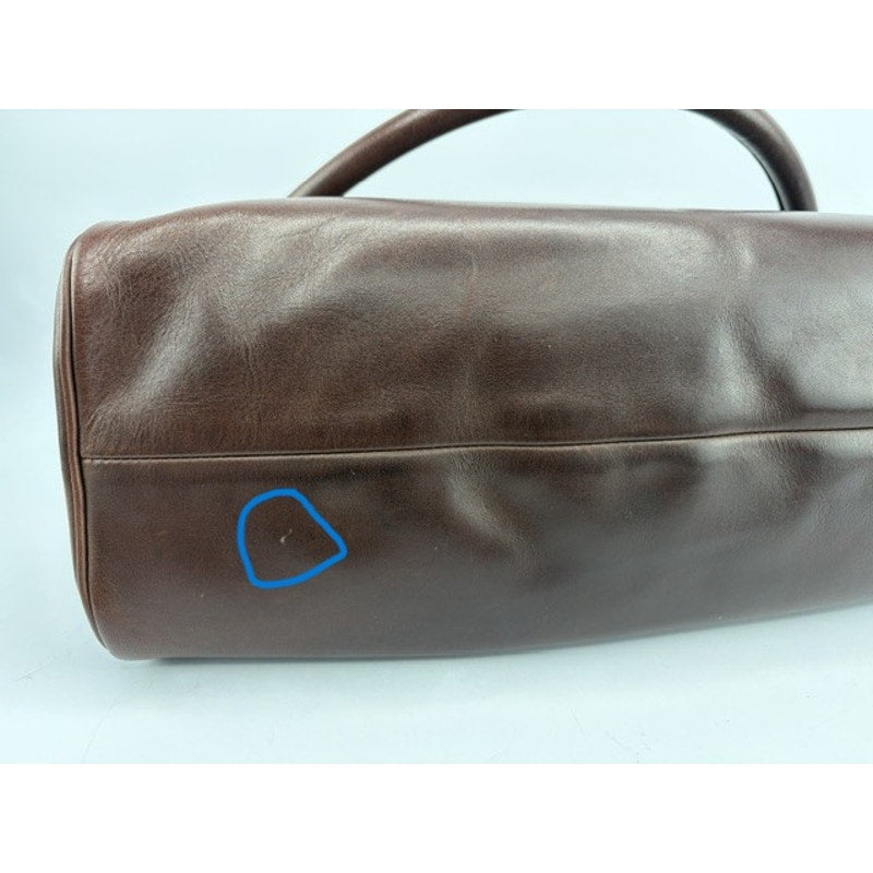 Delvaux Brown Leather One-Shoulder Bag — Autumn 2009 Collection, Made in Belgium